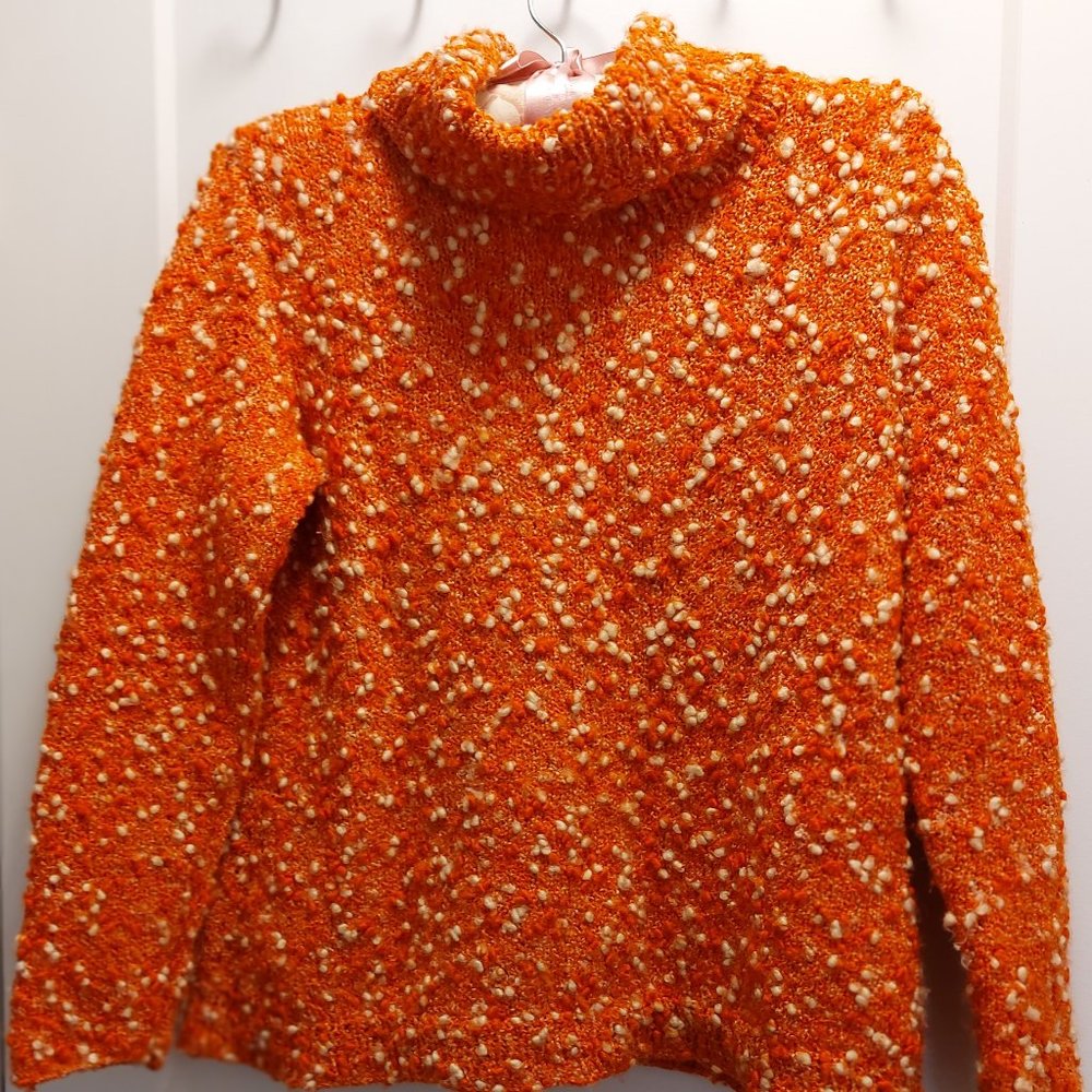 5/$25 Sale
Women's Open Weave Long Sleeves Turtleneck Pebble Design Sweater - Picture 5 of 9